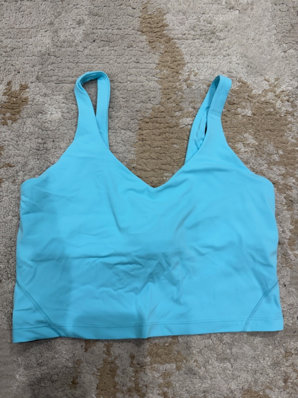 lululemon align Blue Seamless V-Neck Bralette